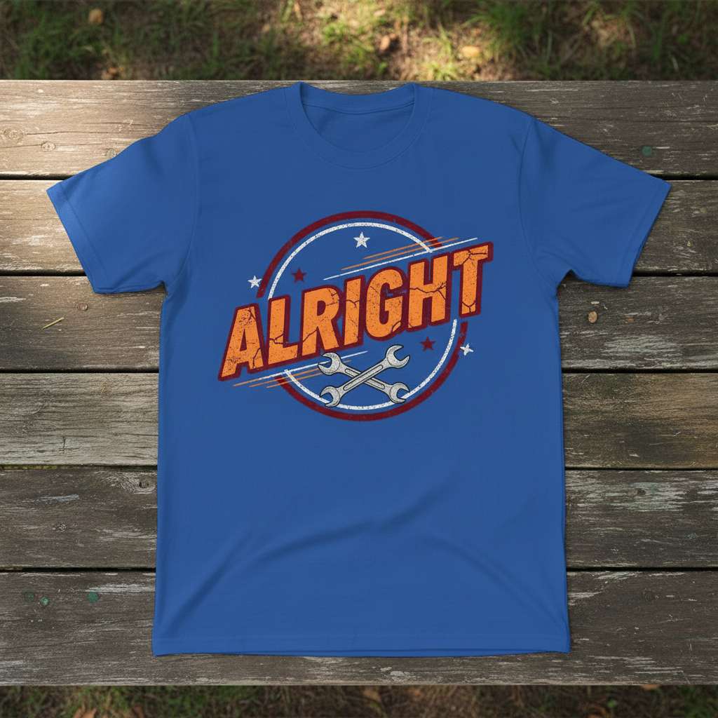 Alright Alright Graphic T-Shirt, Mechanic Tee Gift Idea