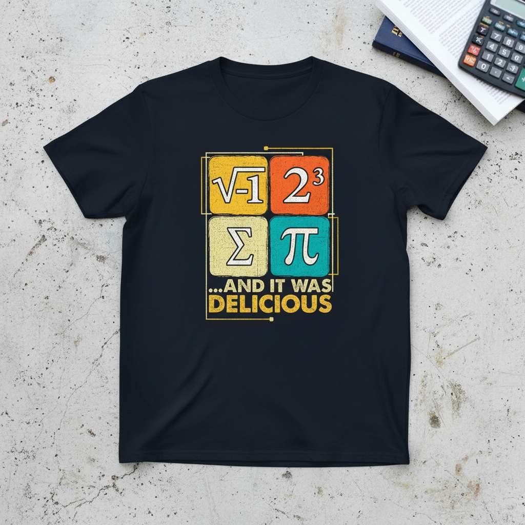 ...And It Was Delicious Math T-Shirt, Funny Math Tee Idea