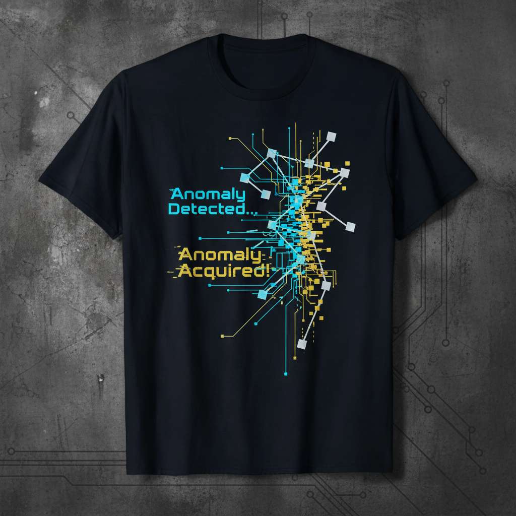 Anomaly Detected Anomaly Acquired Graphic T-Shirt, Tech Science Tee Idea