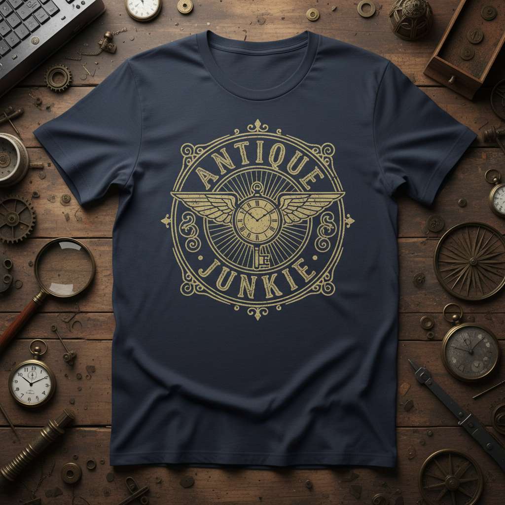 Antique Junkie Vintage T-Shirt, Unique Gift Tee
