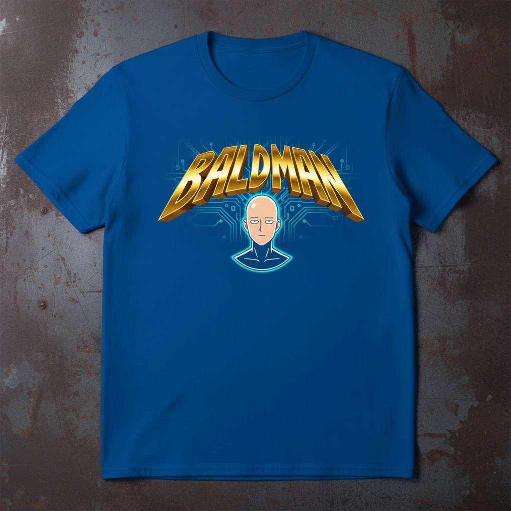 Baldman Graphic T-Shirt, Funny Birthday Tee Gift Idea