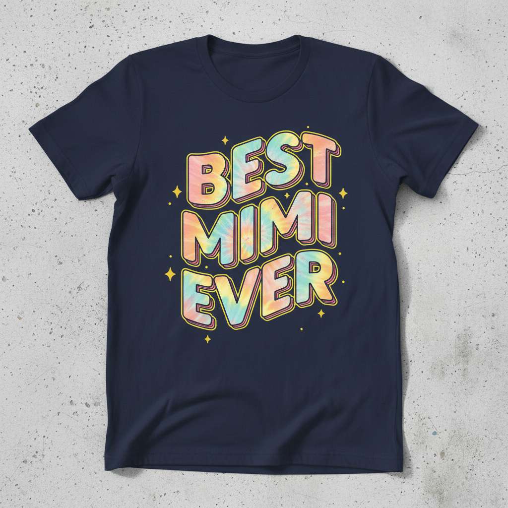 Best Mimi Ever Graphic T-Shirt, Cute Mothers Day Tee Gift Idea