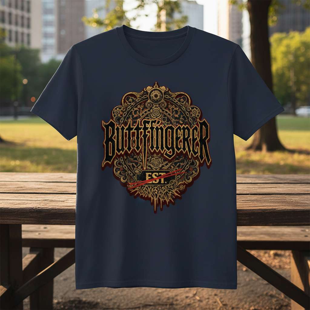 Buttfingerer Est Graphic T-Shirt, Funny Novelty Tee