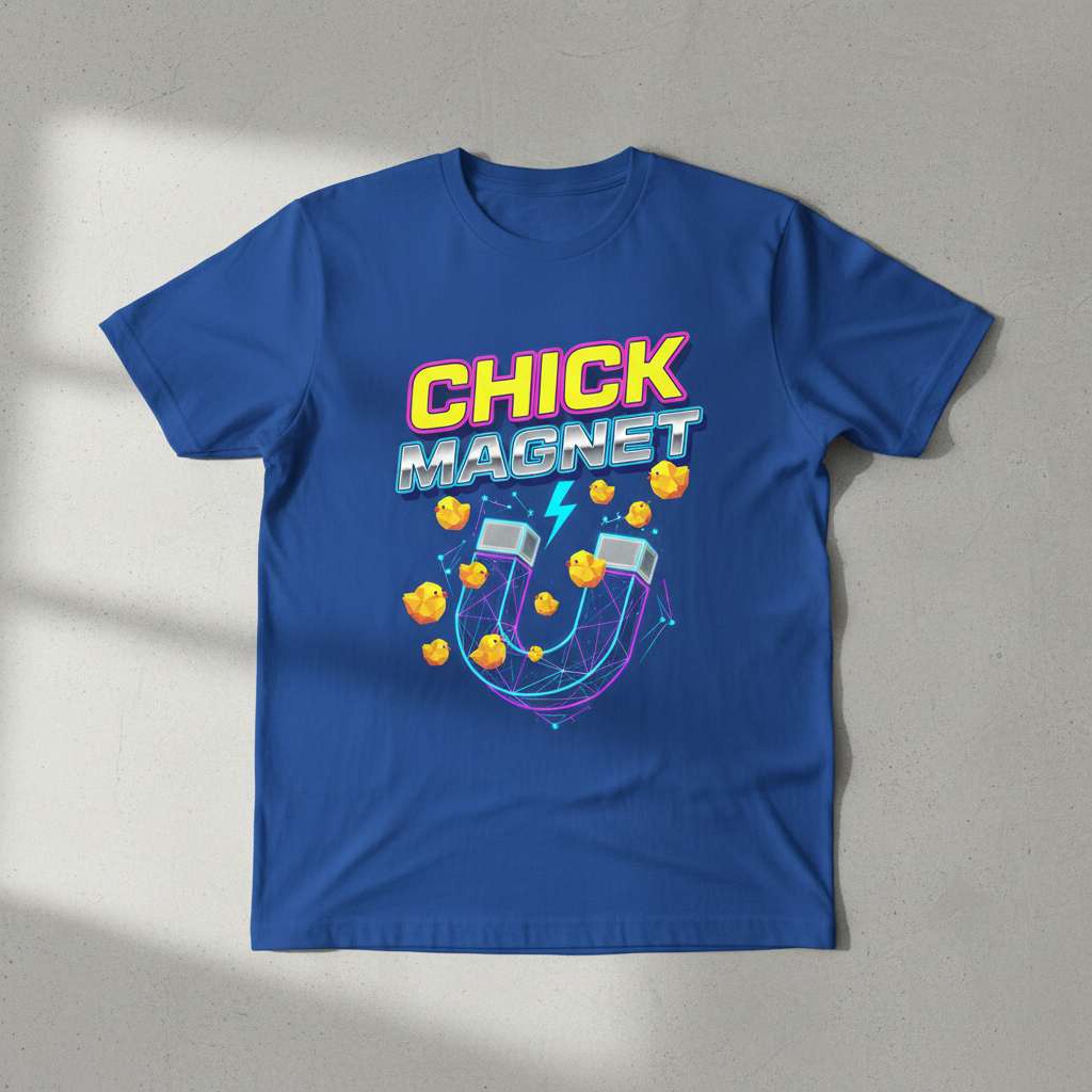 Chick Magnet Graphic T-Shirt, Cute Easter Tee