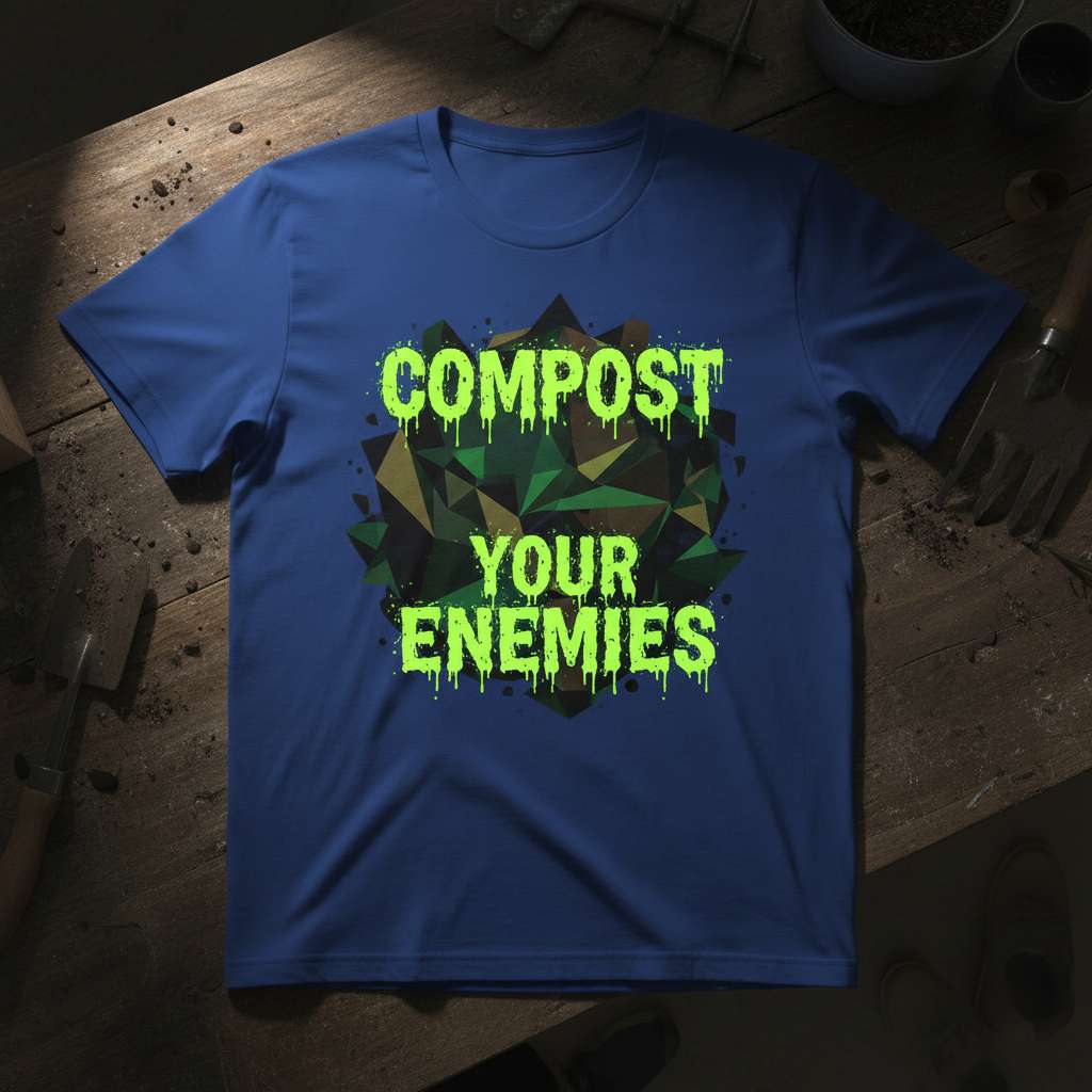 Compost Your Enemies Funny Gardener T-Shirt, Gardening Gift Tee