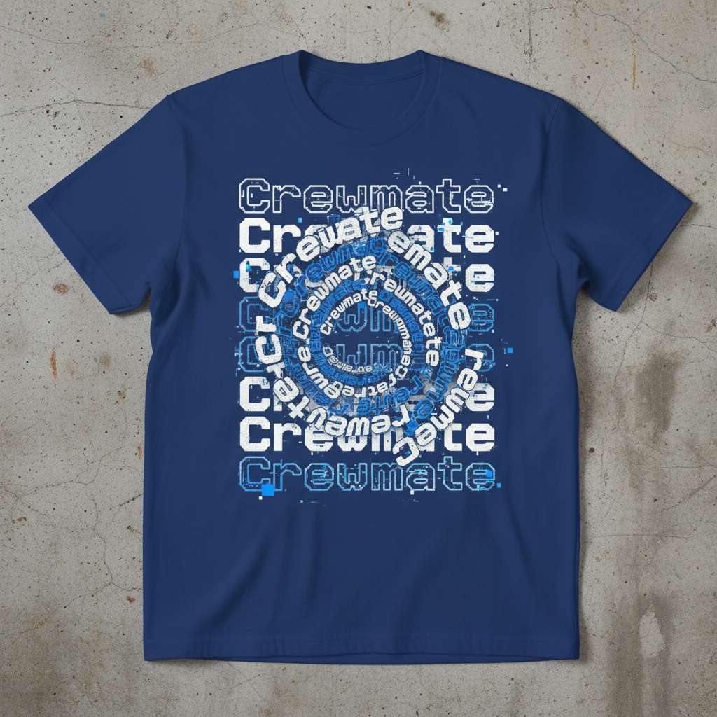 Crewmate Graphic T-Shirt, Funny Among Us Tee Gift Idea