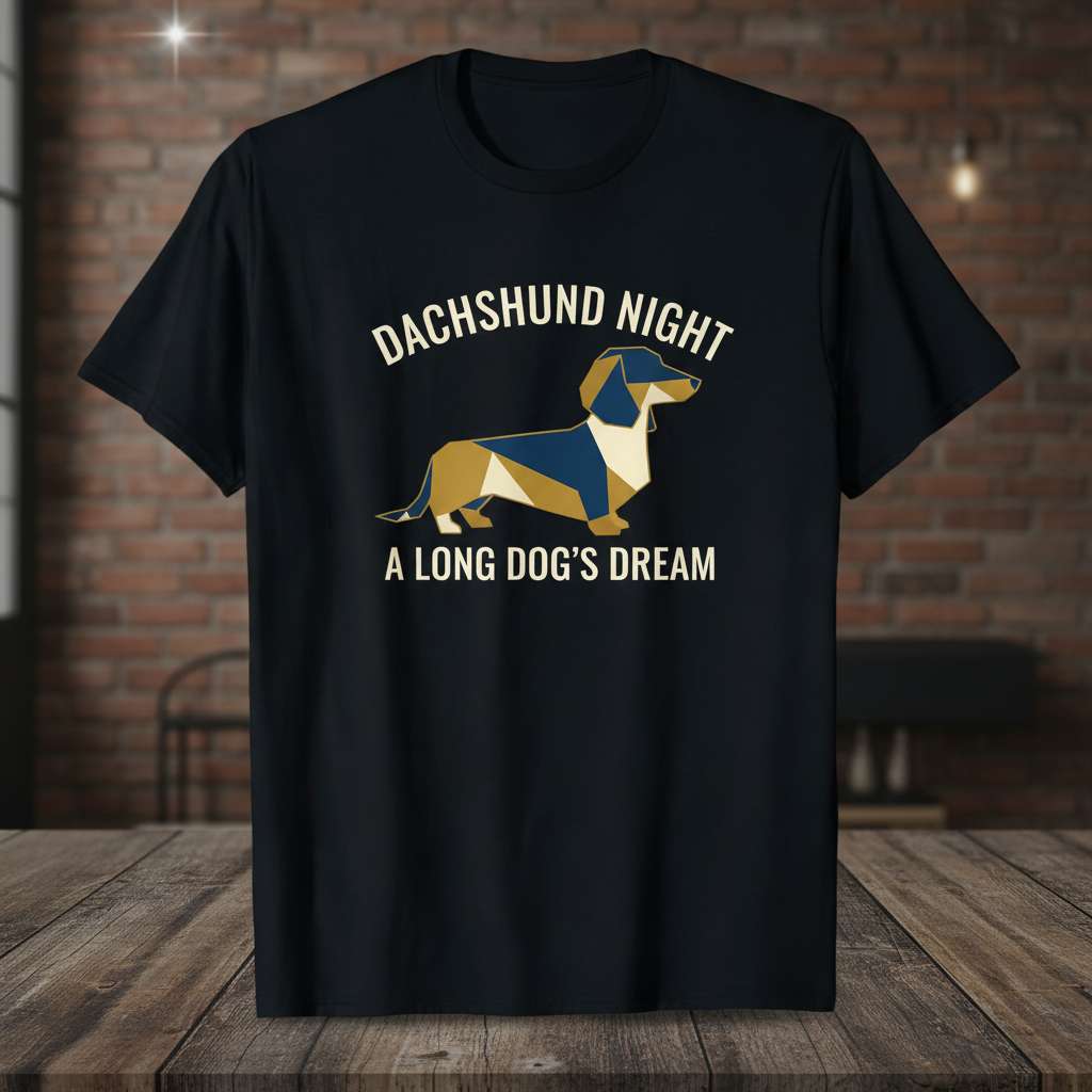 Dachshund Night A Long Dogs Dream T-Shirt, Cute Dachshund Tee Present Idea