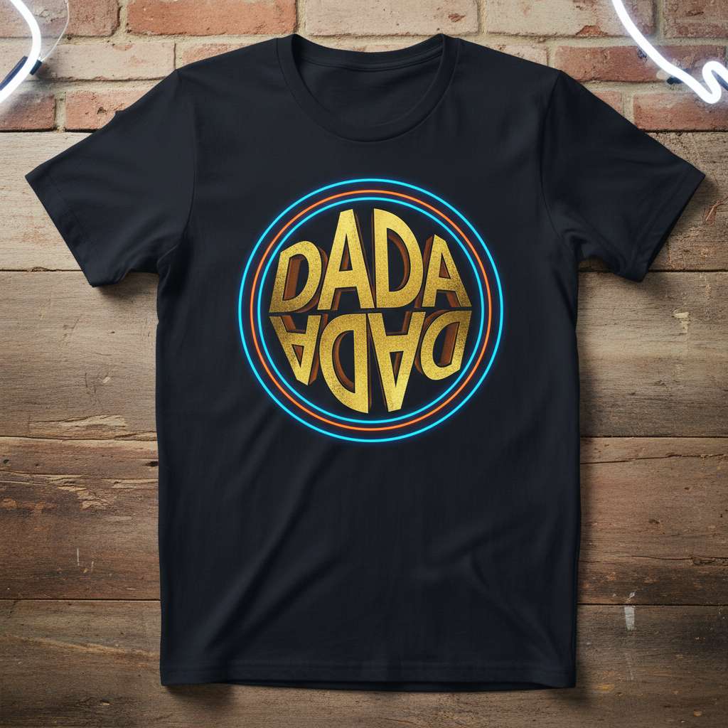Dada Graphic T-Shirt, Novelty Tee Present