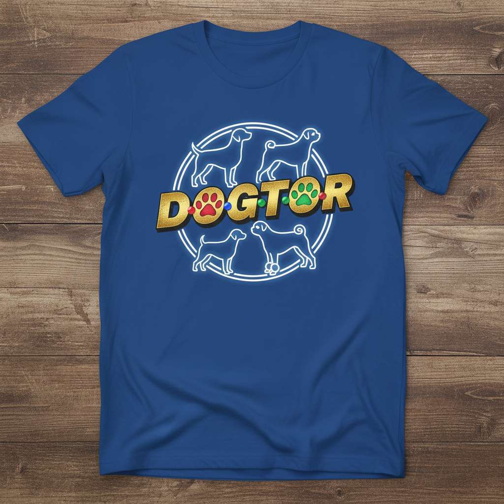 Dogtor Graphic T-Shirt, Cute Vet Tech Tee Gift Idea