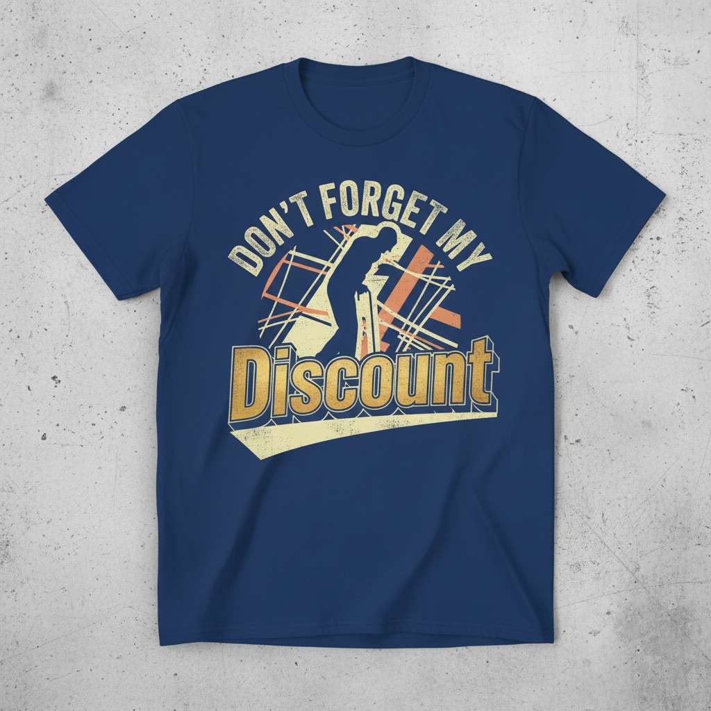 Dont Forget My Discount Vintage T-Shirt, Funny Golf Tee Gift Idea