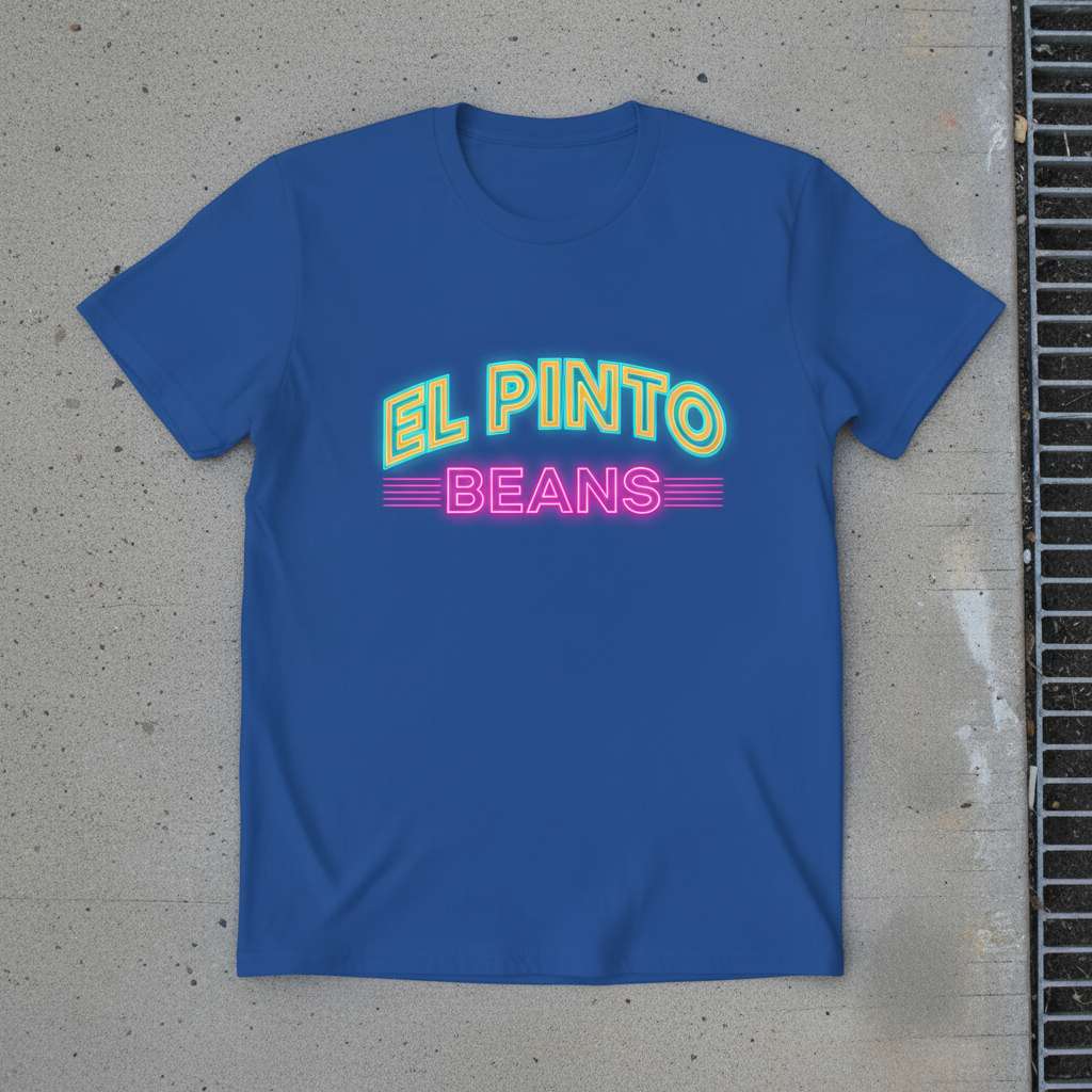 El Pinto Beans Graphic T-Shirt, Novelty Tee