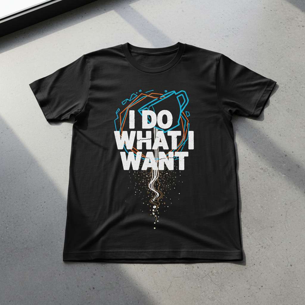 I Do What I Want Graphic T-Shirt, Funny Tee Gift Idea