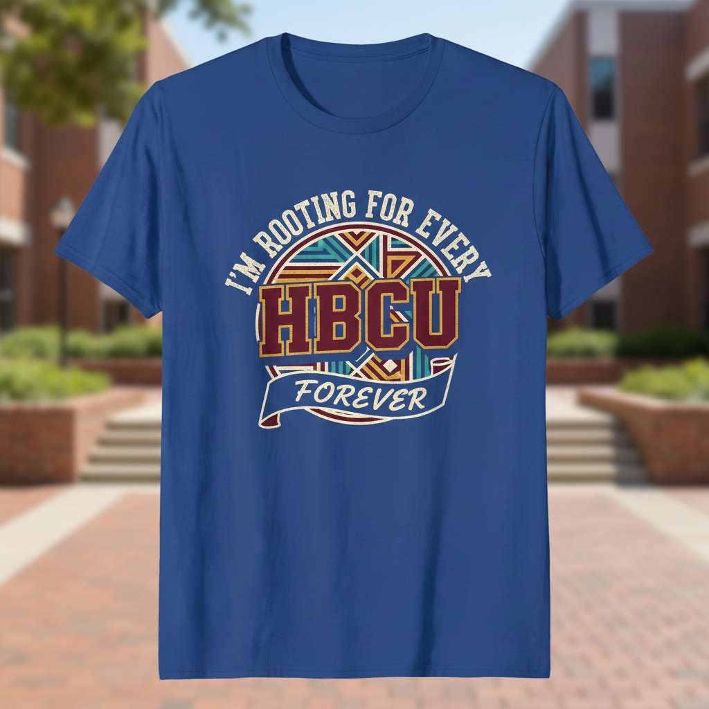 Im Rooting For Every HBCU Forever T-Shirt, Graphic HBCU Tee