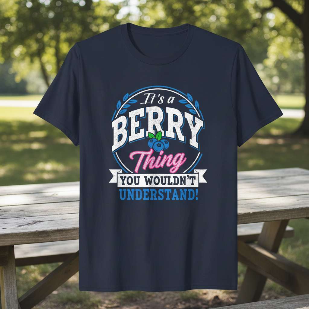 Its A Berry Thing You Wouldnt Understand Vintage T-Shirt, Novelty Tee Idea