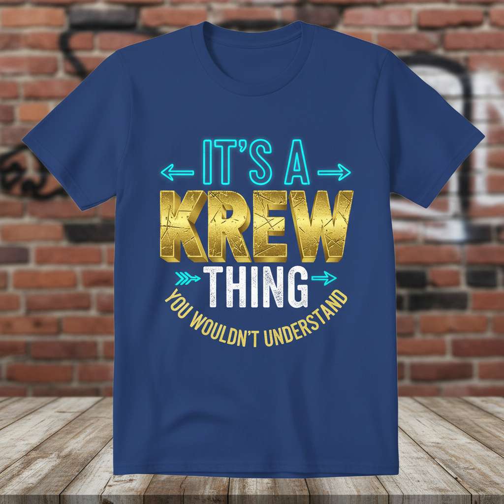 Its A Krew Thing You Wouldnt Understand T-Shirt, Birthday Tee Gift Idea