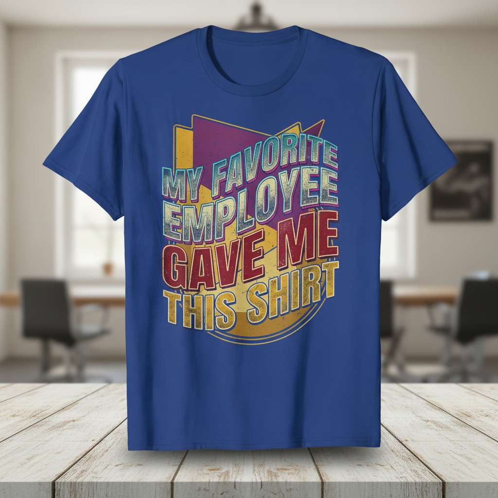 My Favorite Employee Gave Me This Shirt T-Shirt, Funny Employer Tee Gift Idea