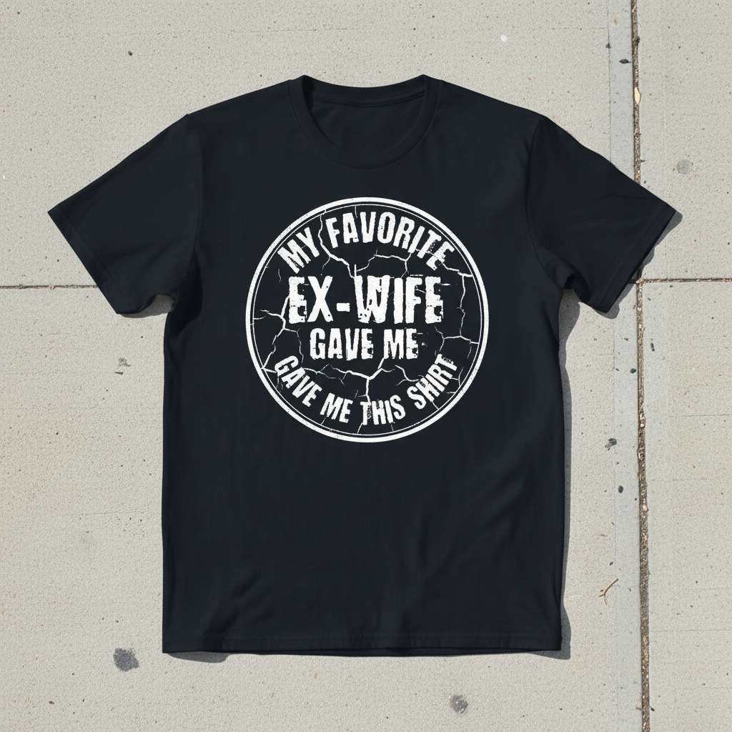 My Favorite Ex-Wife Gave Me This Shirt Funny T-Shirt, Novelty Tee Gift Idea