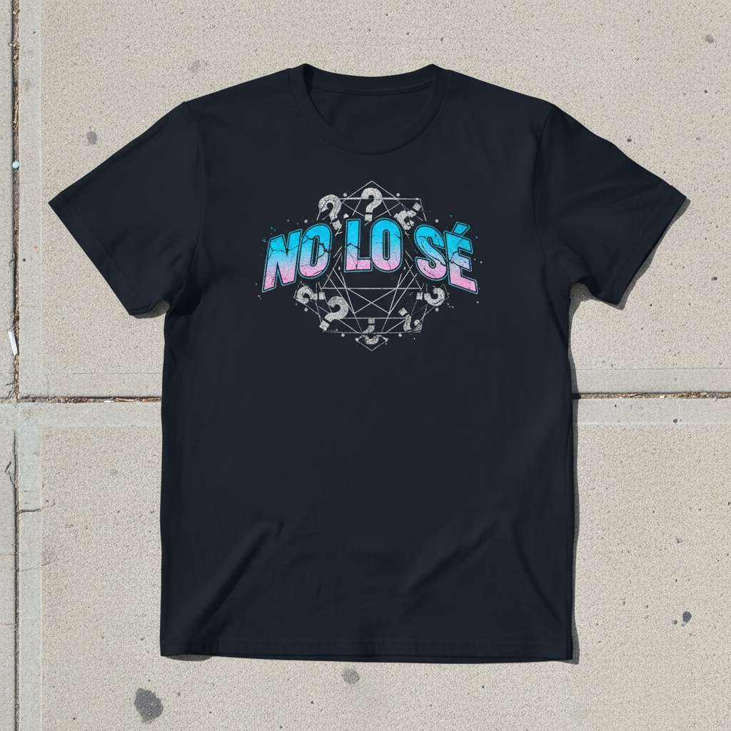 No Lo Se Graphic T-Shirt, Funny Spanish Teacher Tee Gift Idea