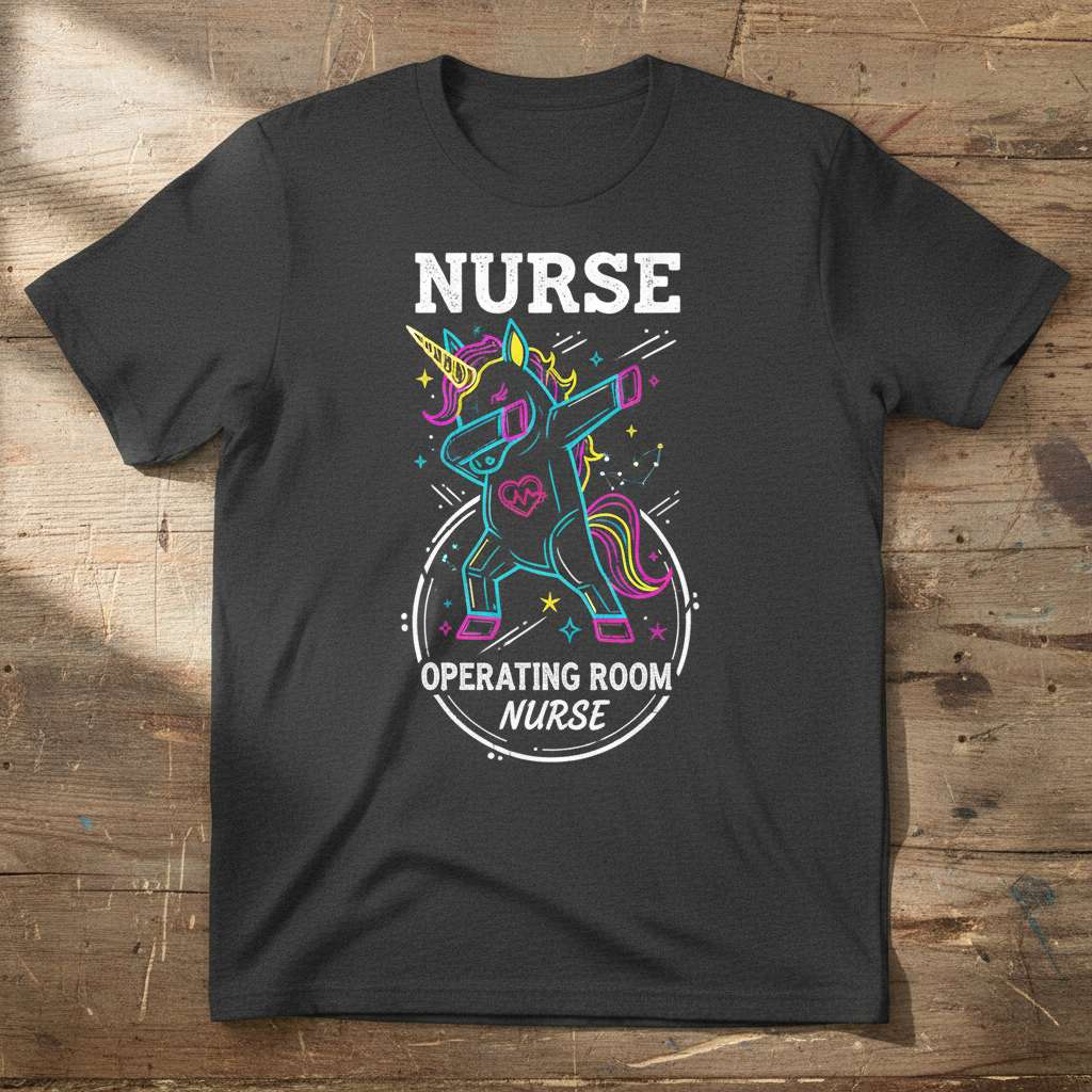 Nurse Operating Room Nurse Unicorn T-Shirt, Funny Gift Tee Idea