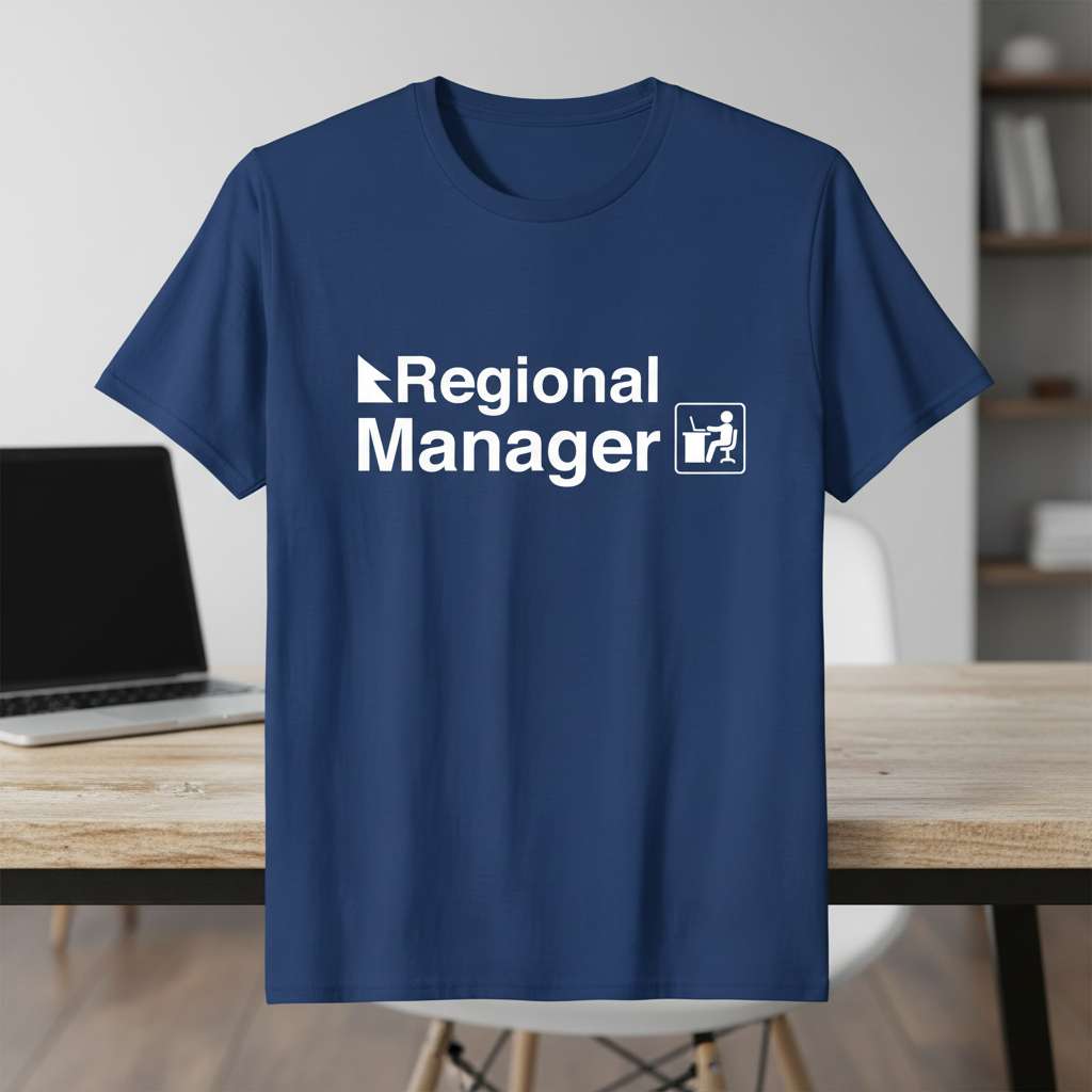 Regional Manager Graphic T-Shirt, Funny Office Tee Gift Idea