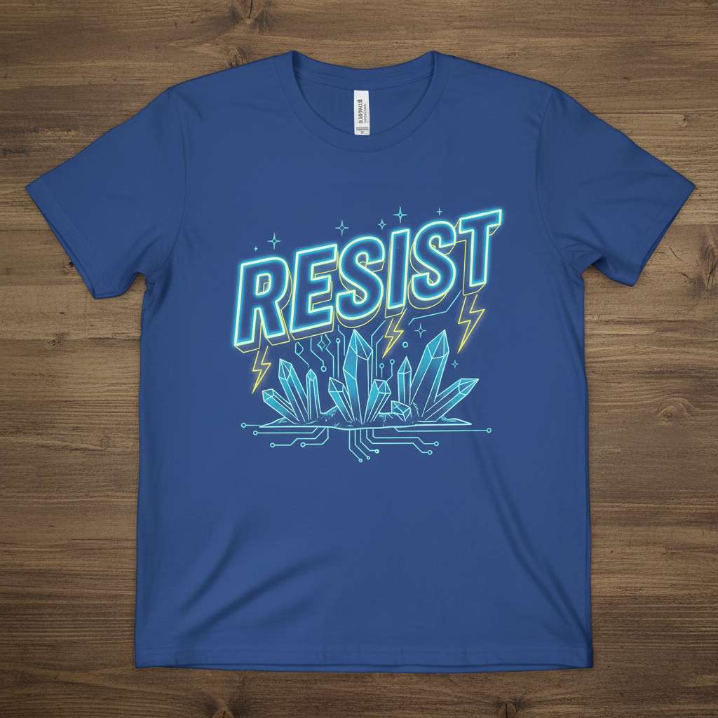 Resist Graphic T-Shirt, Funny Statement Tee Novelty Wear