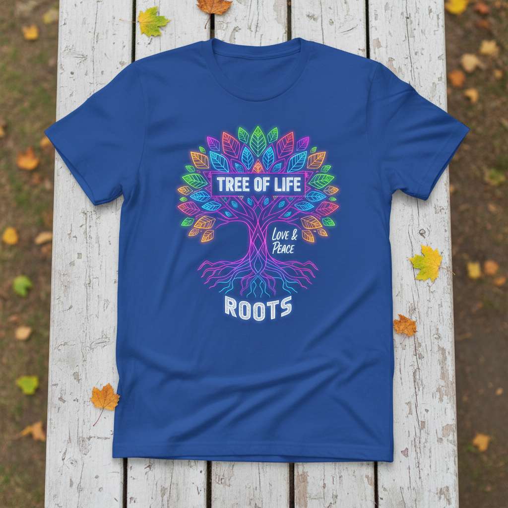 Tree Of Life Love & Peace Roots Graphic T-Shirt, Funny Pride Tee Outfit