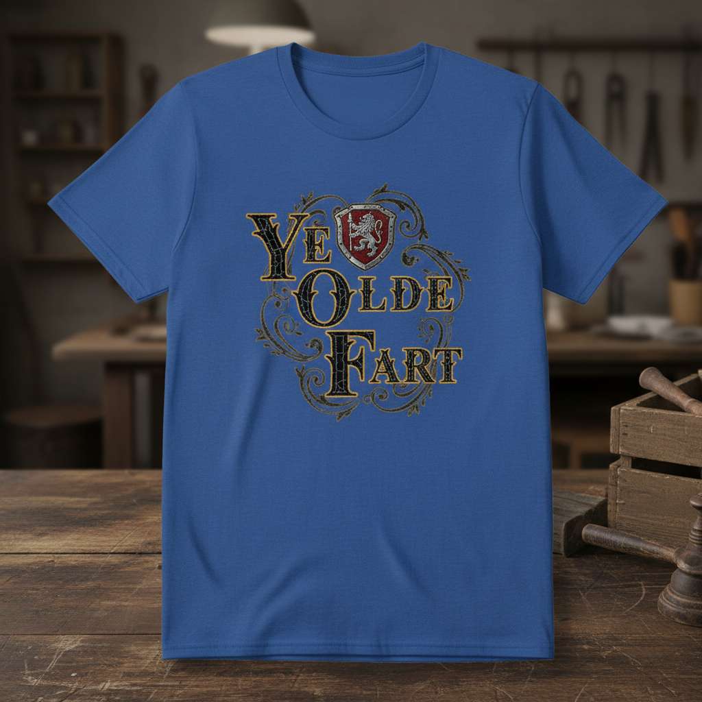 Ye Olde Fart Graphic T-Shirt, Funny Novelty Tee