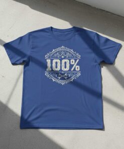 100% Vintage Graphic T-Shirt Retro Tee Novelty Clothing Gift Idea for Enthusiasts