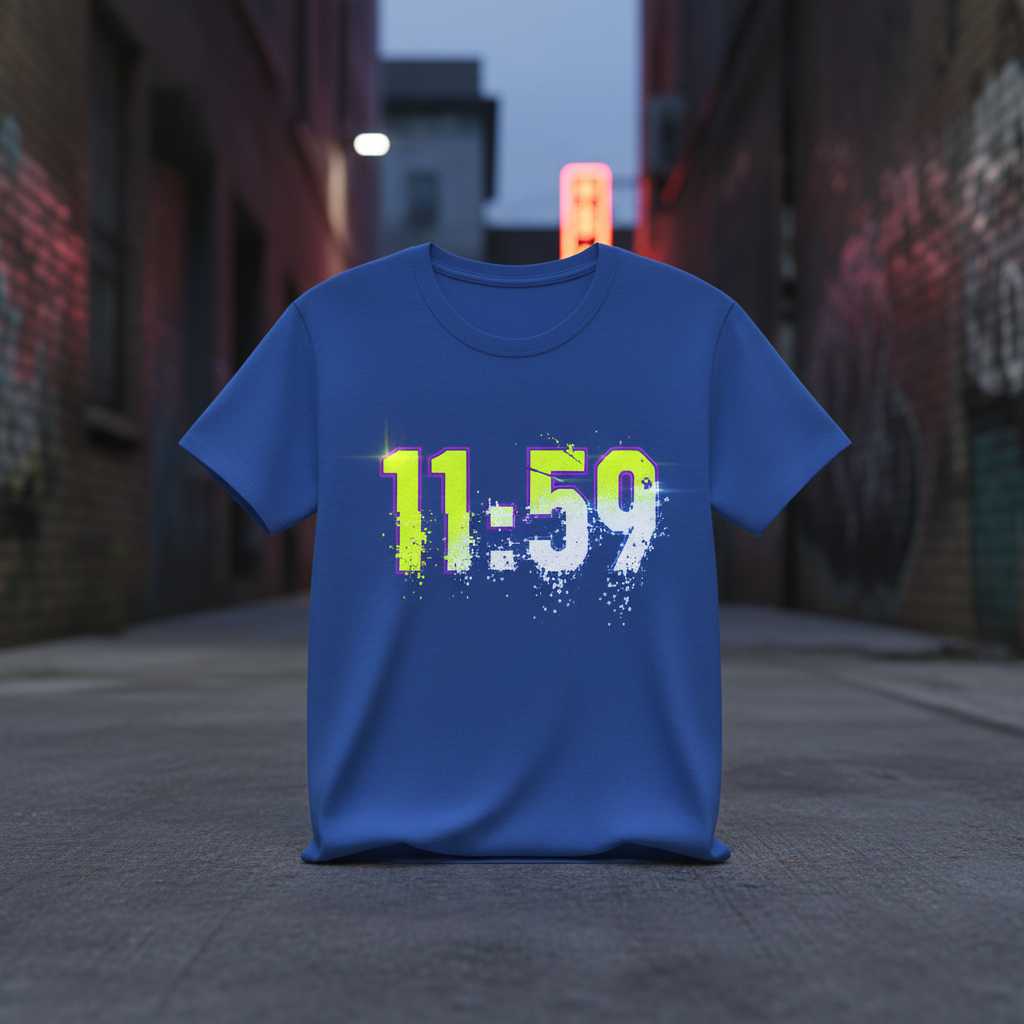 11-59 Graphic Novelty T-Shirt Funny Word Pun Tee Unisex Gift Idea Clothing