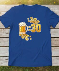 -30 Beer Graphic T-Shirt Novelty Drinking Tee Gift Idea for Beer Lovers