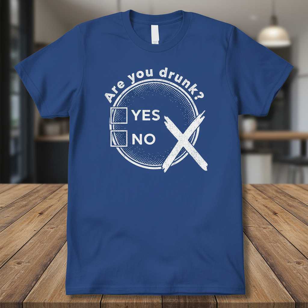 Are You Drunk Funny Graphic T-Shirt Novelty Tee Gift Idea for Humor Lovers