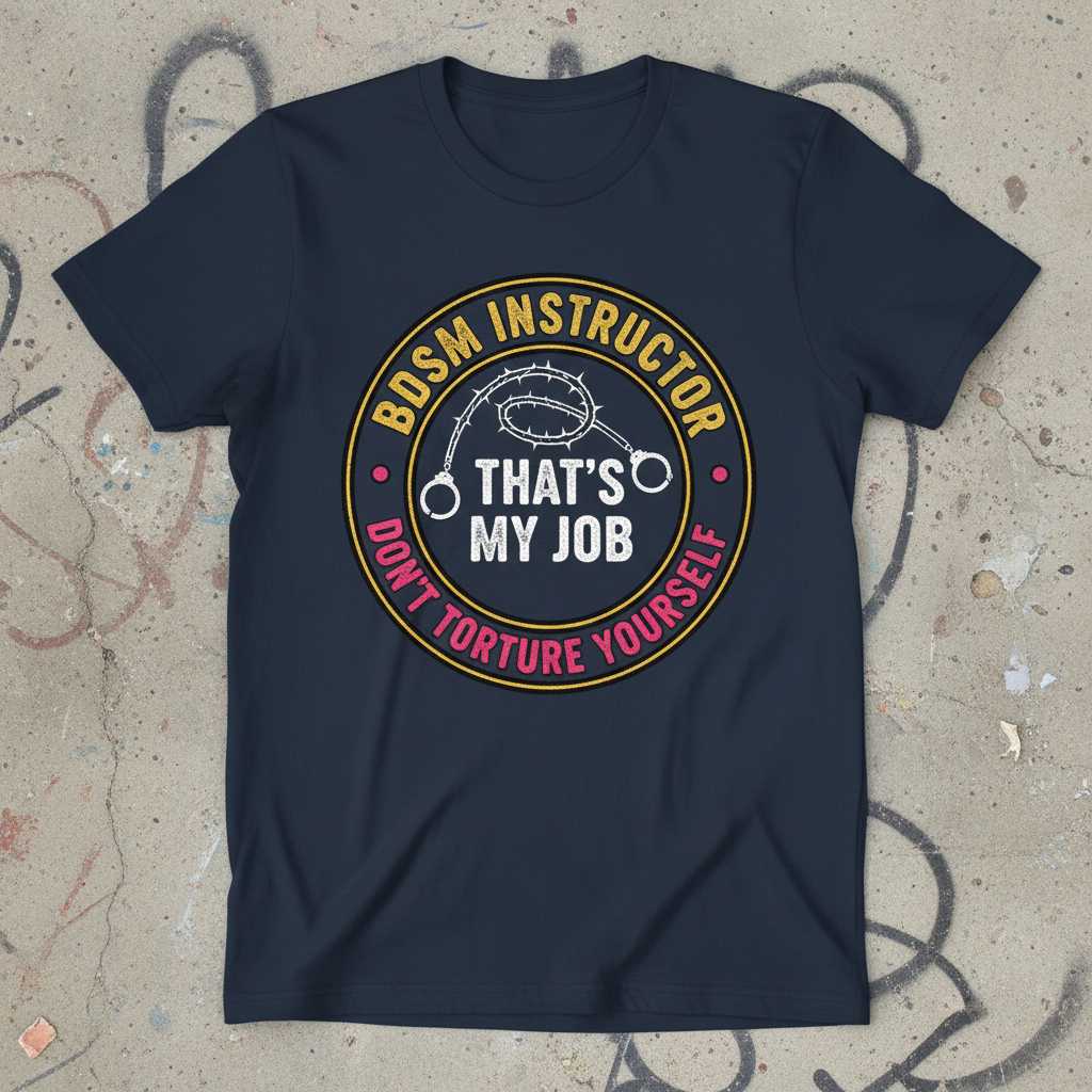 BDSM Instructor Thats My Job Dont Torture Yourself Graphic T-Shirt Tee Novelty