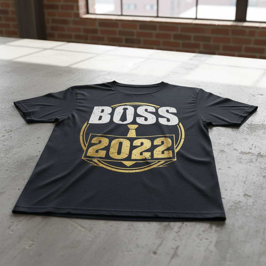 BOSS 2022 Graphic T-Shirt Novelty Tee Unisex Top Gift Idea for Boss Fans