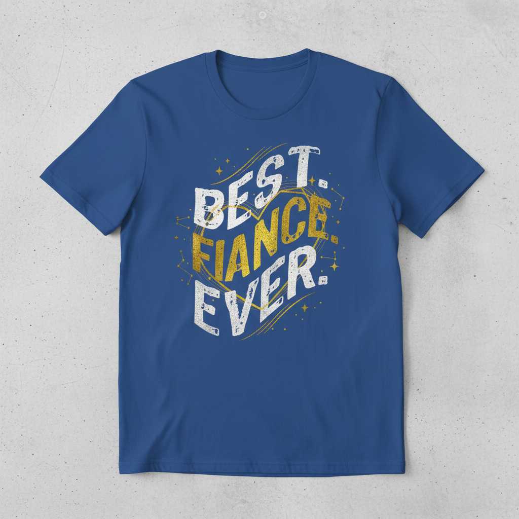 Best Fiance Ever Graphic T-Shirt Tee Novelty Unisex Gift Idea Clothing
