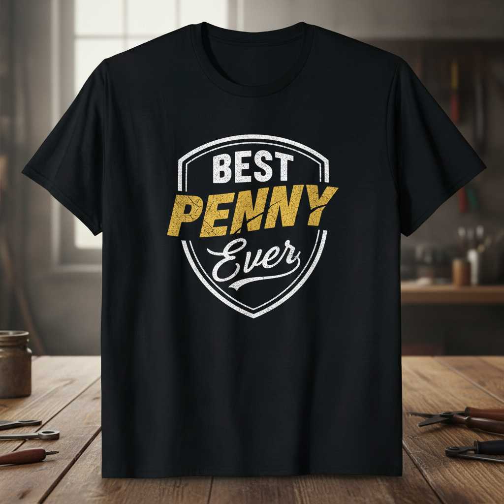 Best Penny Ever T-Shirt Retro Graphic Tee Gift Idea for Name Lovers Clothing