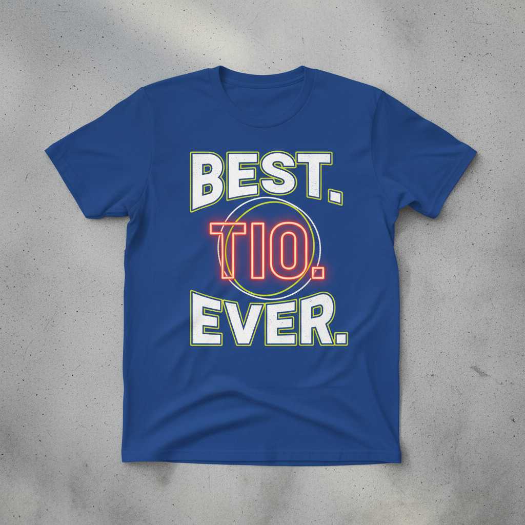 Best Tio Ever Graphic T-Shirt Novelty Tee Gift Idea for Uncle Fans Clothing