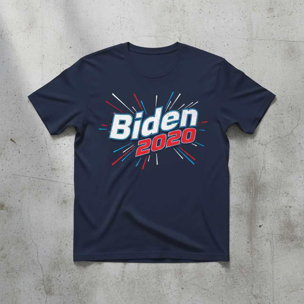 Biden 2020 Graphic T-Shirt Vintage Style Political Tee Novelty Unisex Top Gift