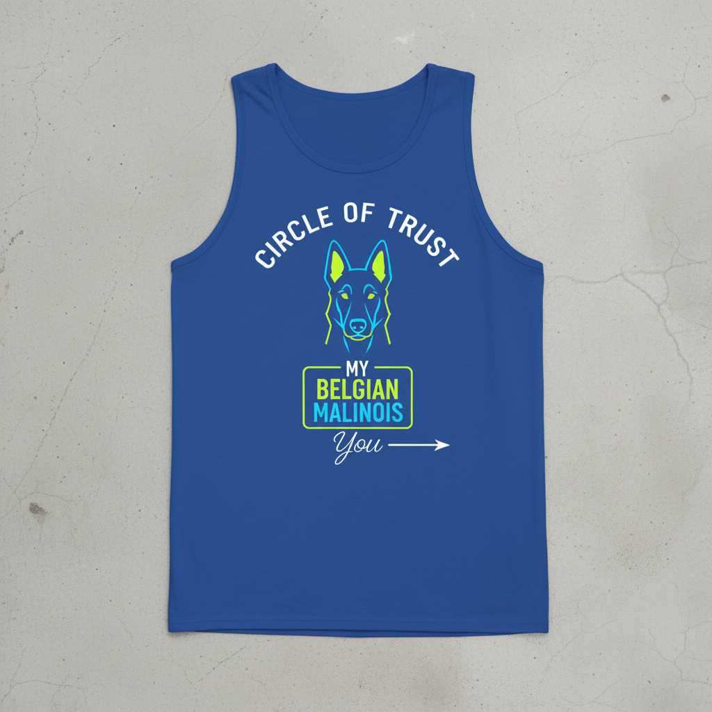 Circle of Trust My Belgian Malinois You Graphic T-Shirt Tee Gift for Dog Lovers