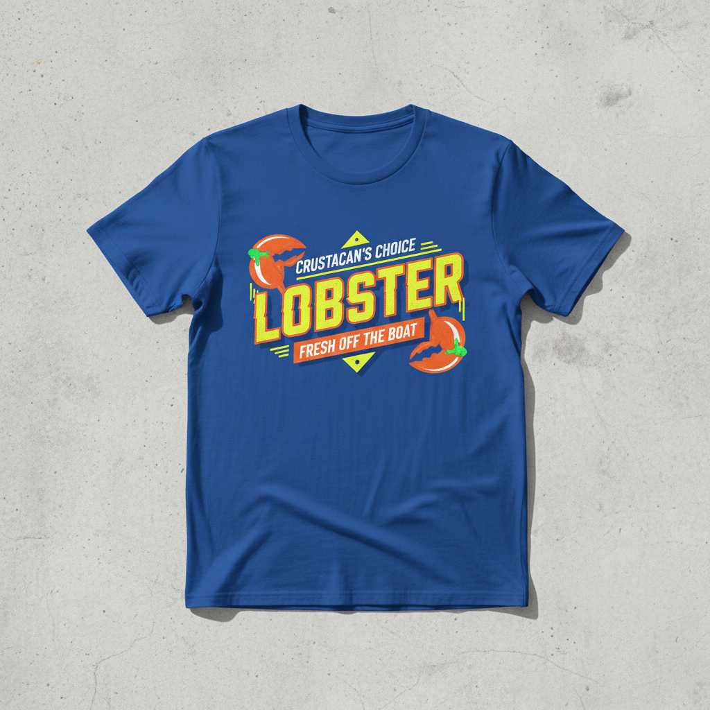 Crustaceans Choice Lobster Fresh Off The Boat Graphic T-Shirt Tee Gift Idea
