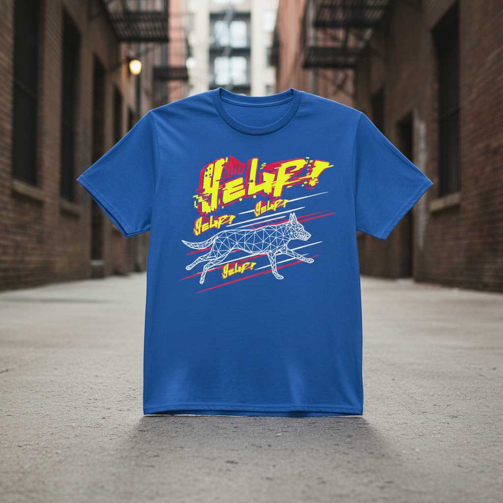 HELP Graphic Australian Cattle Dog T-Shirt Retro Heeler Tee Gift for Dog Lovers