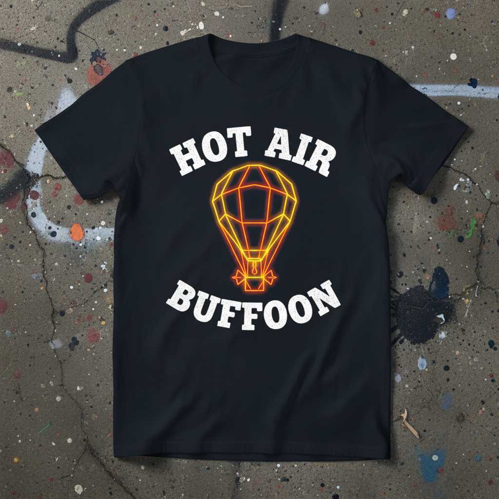 Hot Air Buffoon Graphic T-Shirt Novelty Tee Political Gift Idea Unisex Clothing