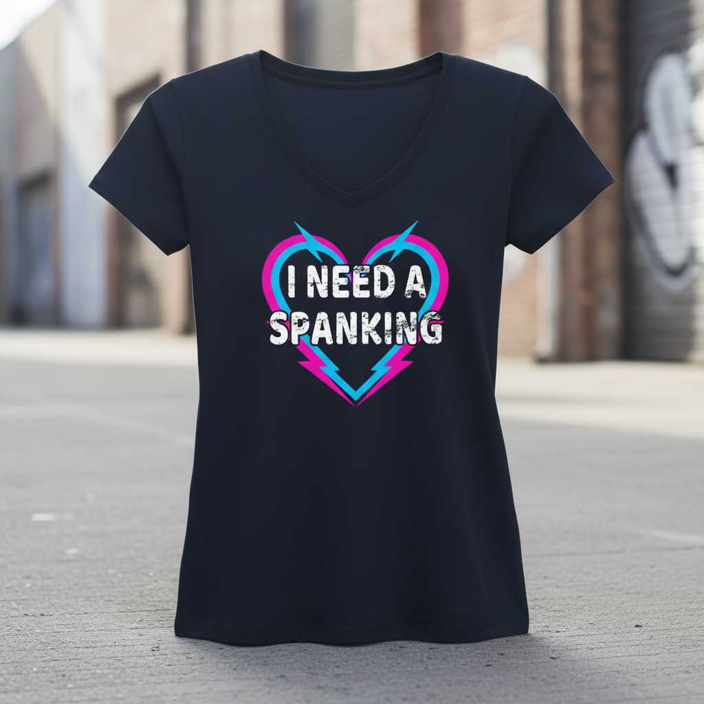 I Need A Spanking Graphic T-Shirt Tee Novelty Top Gift Idea for Lovers