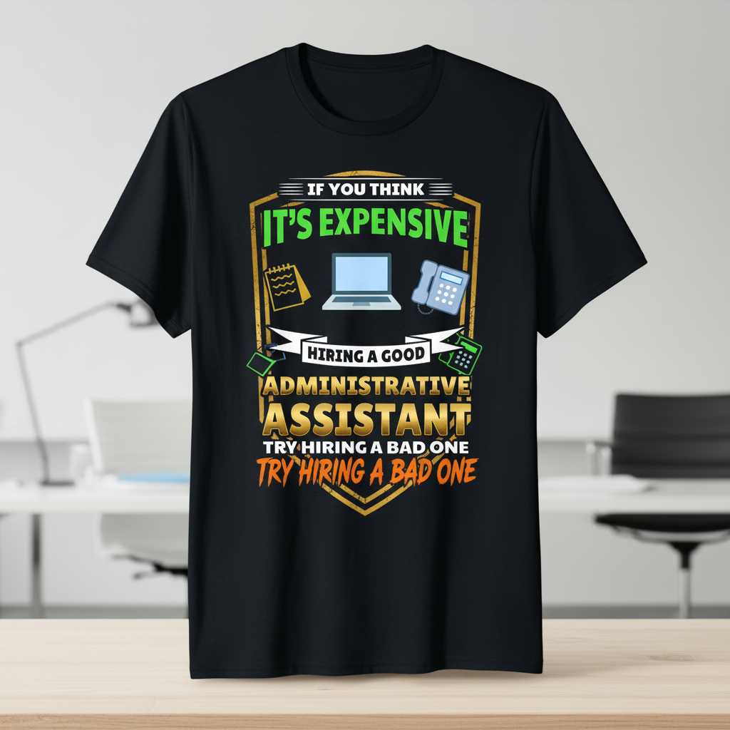If You Think It’s Expensive Hiring a Good Administrative Assistant Tee T-Shirt Gift