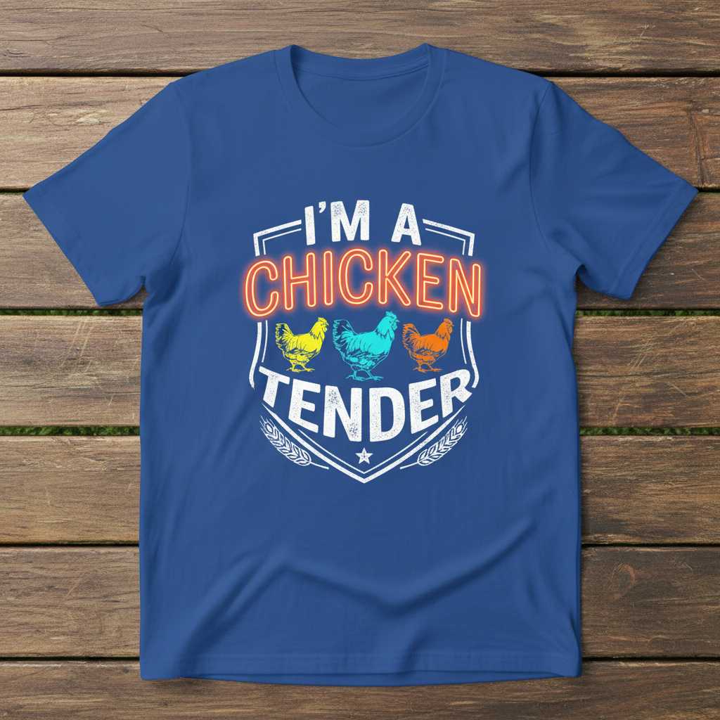 Im A Chicken Tender Funny Graphic T-Shirt Novelty Tee for Chicken Lover Gift