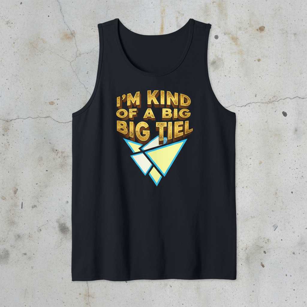 Im Kind of a Big Big Tiel Funny Bird Lover Graphic T-Shirt Tee Novelty Gift