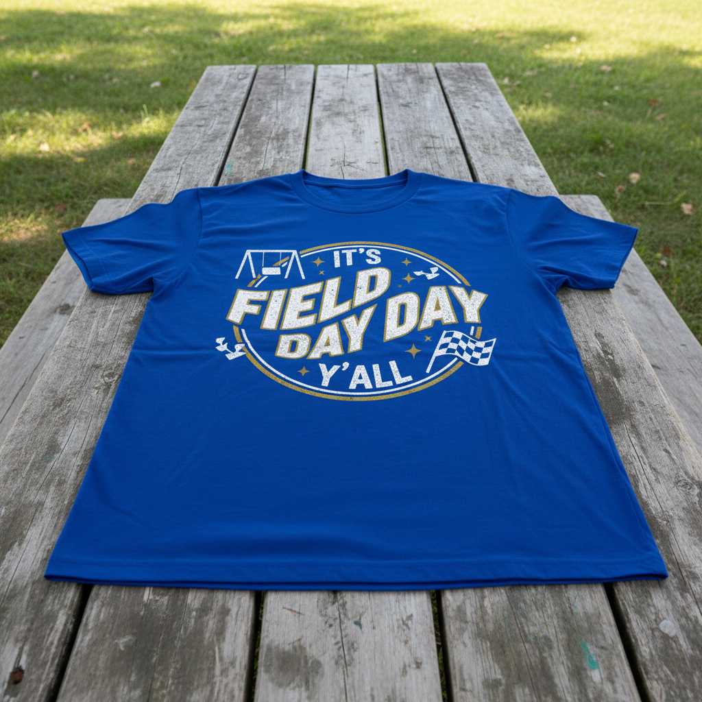 Its Field Day Day Yall Graphic T-Shirt Tee Novelty Clothing Gift for Fans