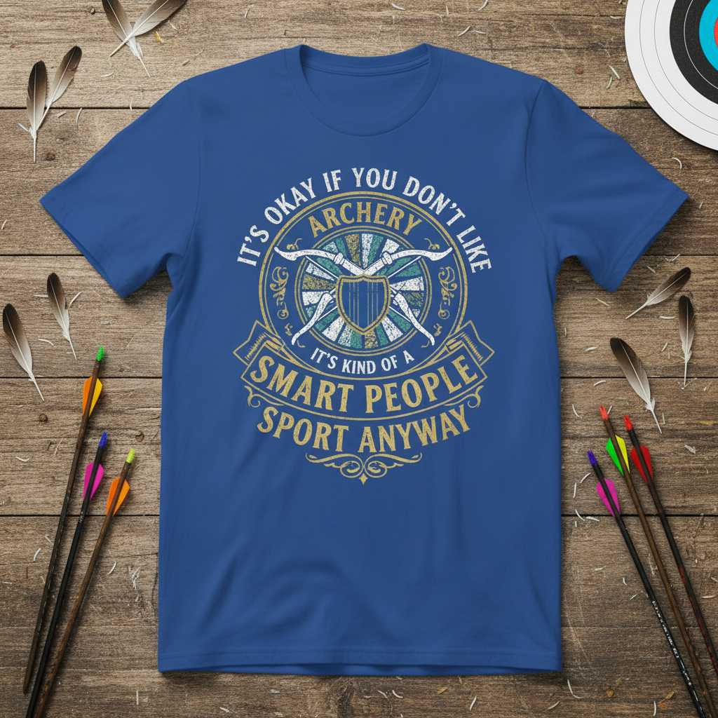 Its Okay If You Dont Like Archery Smart People Sport T-Shirt Tee Gift Outfit