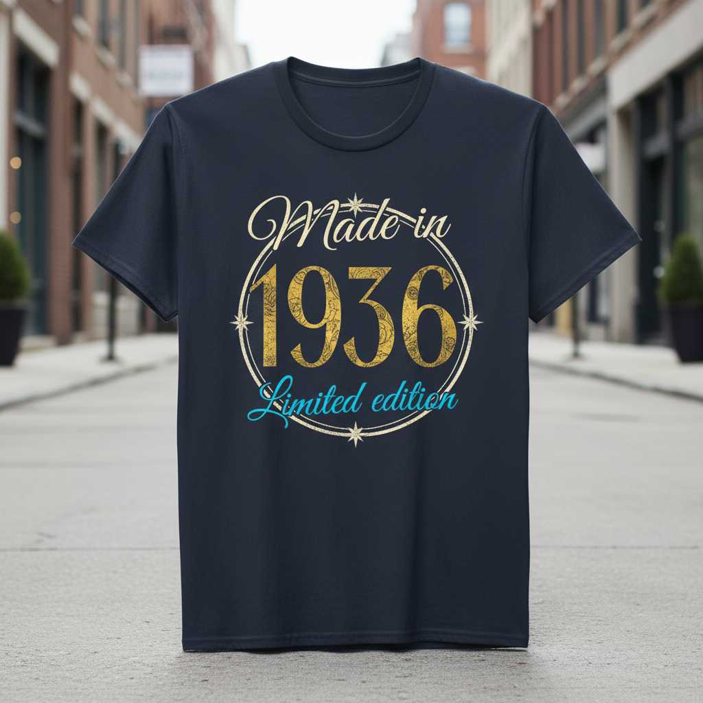 Made in 1936 Limited Edition Vintage Graphic T-Shirt Tee Gift Idea