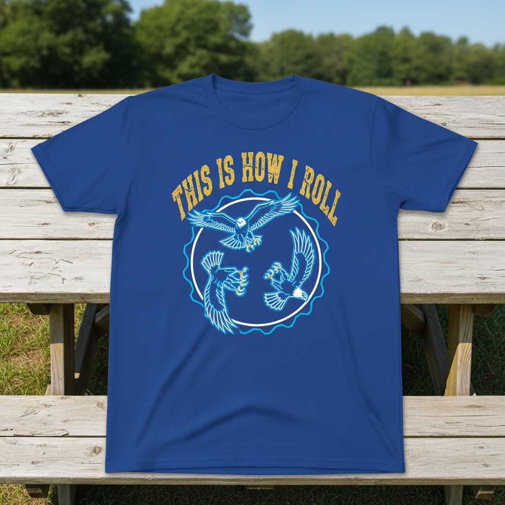 This Is How I Roll Graphic T-Shirt Novelty Tee Gift Idea for Bird Lovers