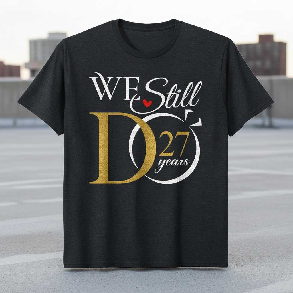 We Still Do 27 Years Anniversary Graphic T-Shirt Unisex Tee Gift Idea Clothing